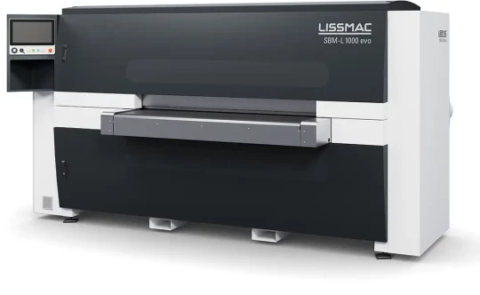 machines de ponçage et d'ébavurage simple et double face pour l'usinage de tôles fines et épaisses