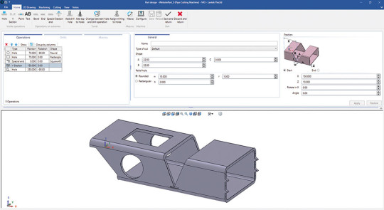 Programmation des machines d’usinage 3D de tubes, tuyaux, poutrelles, profilés et tôles