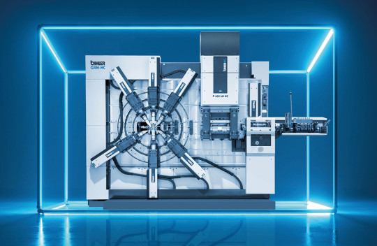 Machine à coulisseaux multiples actionnés par des servomoteurs