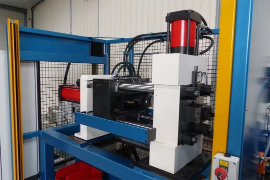 Machine de formage de tube par rétreint, détourage - ATTP