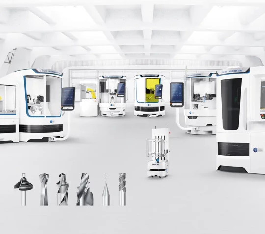 Affûteuse 5 axes Walter Helitronic avec option changeur de meules automatique