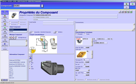 Logiciel gestion outil coupant - LMBA GEDIX