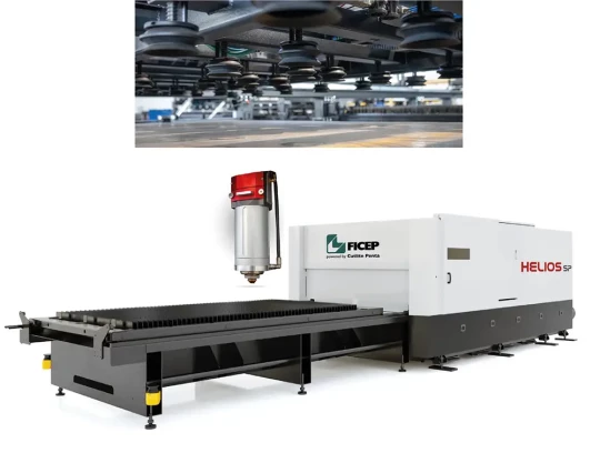 machine de découpe laser avec source jusqu'à 20 kW