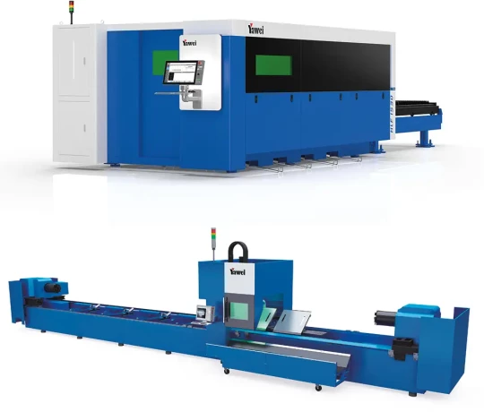 machines de découpe laser fibre avec sources de 3, 6 ou 12 kW