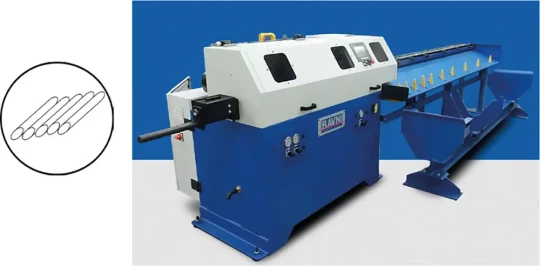 Machine à dresser et couper le fil métallique