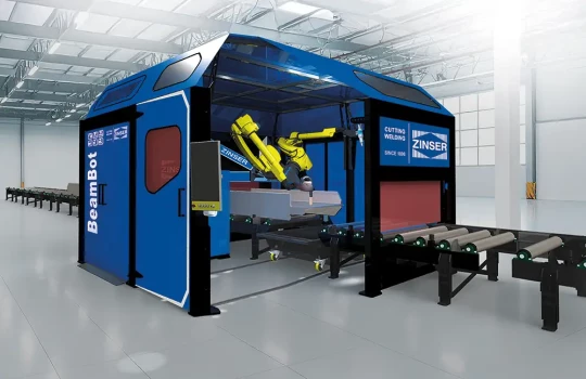 découpe laser et plasma pour un usinage robotisé de poutres ou profilés