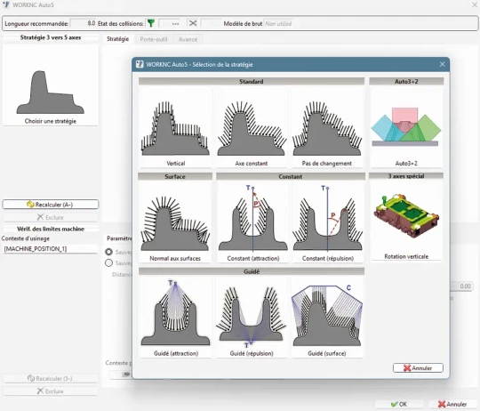 Optimisation des parcours d’outils en usinage 5 axes