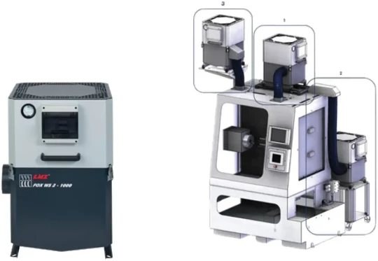 élimination des brouillards d’huile et des fumées typiques de l’usinage des métaux