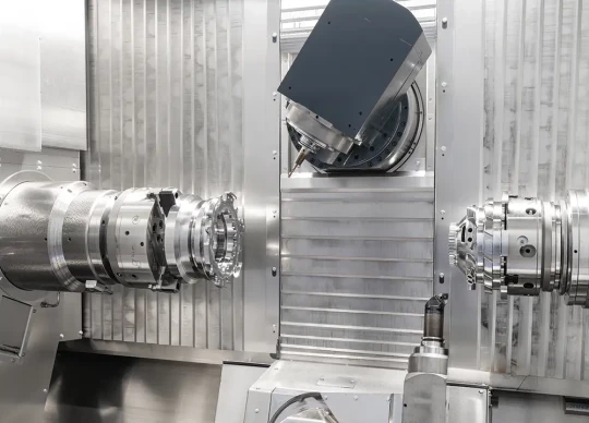 Centre de tournage fraisage bi-broches à deux axes B