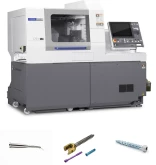 Focus sur le tour L320-XII B5 équipé du chargeur d’outils automatique ATC