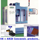 Spécial INDUSTRIE LYON 2005 : XAO Systèmes présentera la nouvelle version 10 de VX, associée à un centre d'usinage ARIX MTC/450