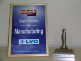 Le premier ITM Award des meilleures pratiques de fabrication est décerné à LVD