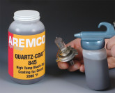Quartz Coat 845 d'AREMCO est le nouveau revêtement noir, haute température, mis en œuvre par spray qui est distribué par POLYTEC-PI