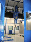 Spécial EMO 2007 : Le CRENEAU INDUSTRIEL a développé récemment une nouvelle machine CRENO UGV LINEAR 5 AXES à traverse haute mobile pour découper au laser les masques d'usinage chimique dans l'industrie aéronautique
