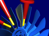 La FAO usinage hyperMILL d'OPEN MIND en utilisation chez Siemens Power Generation : des aubes de turbines fabriquées « à la vapeur » !