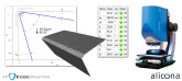 Le système IF-EdgeMaster d’ALICONA rend possible les mesures d’angles et de rayons de coupe d’inserts en bord de ligne
