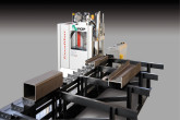 La ligne automatique de perçage pour profilé tube et plat type FICEP EXCALIBUR 6 sur Industrie 2012
