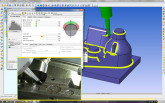 Démonstration du module 5 axes de SESCOI WorkNC au salon Amerimold les 11 et 12 Juin 2013