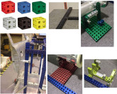 Présentoirs métrologiques modulaires de couleurs variées - ALBERT DENIS