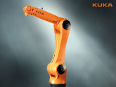 Chargement et déchargement de machine outil avec un robot KUKA