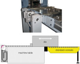 Système de traction-poussée à chaîne pour outils de presse