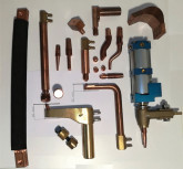 Electrodes et supports, rotules, rubans, tresses, chandelle, vérin de soudage
