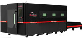 Table de découpe laser fibre avec des vitesses de déplacement allant jusqu’à 160 mètres/minute