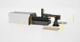 Chargement et déchargement de tôles sur machine laser