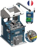 Tronçonneuse semi-automatique pour la découpe de tubes en titane, acier inoxydable, zirconium