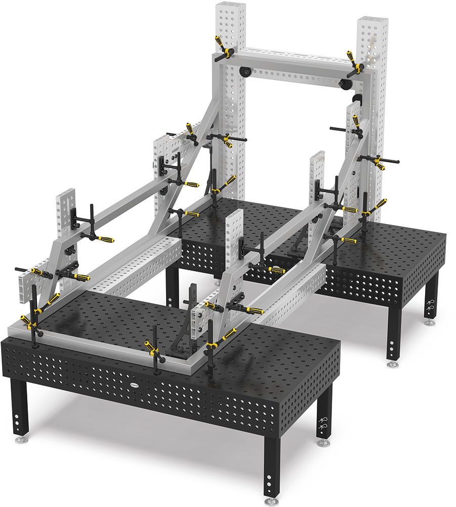 → Table bridage soudure, assemblage, construction mécanique